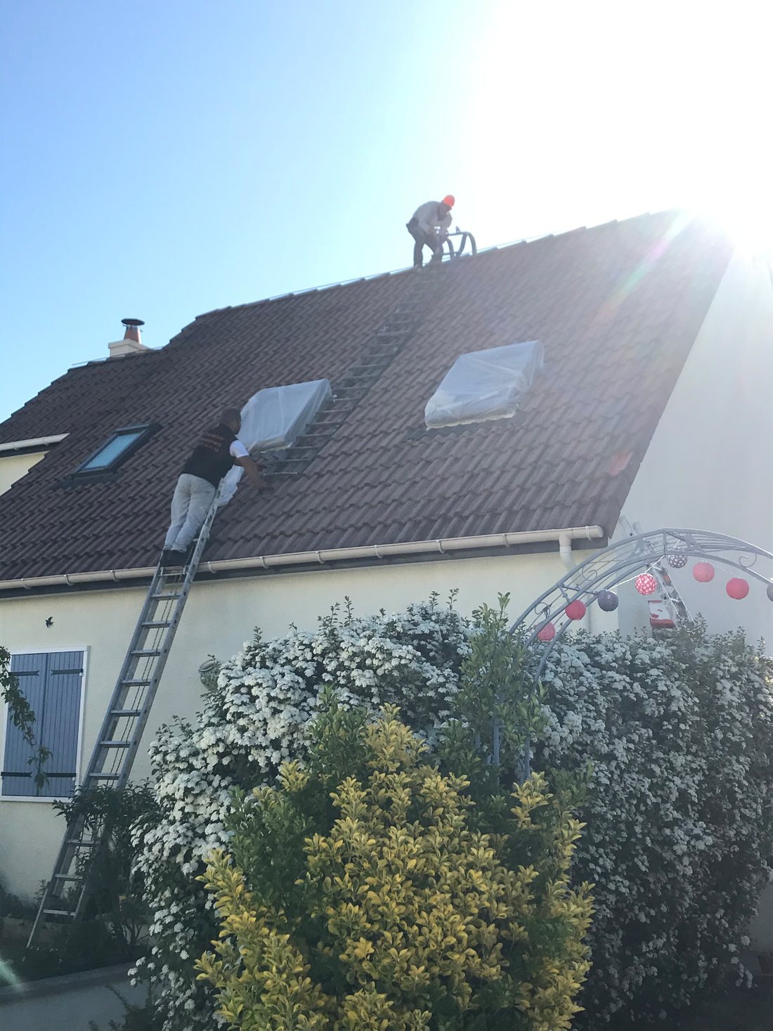 Faîtage et closoir neufs